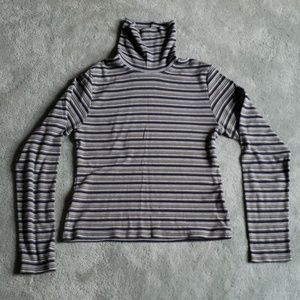 EUC No Restrictions Sz XL black/green turtleneck